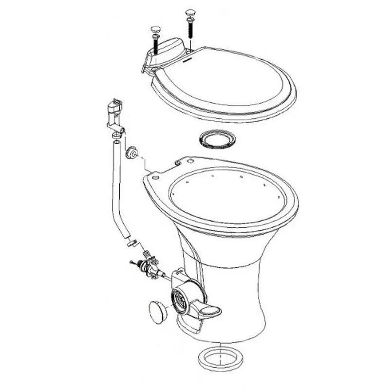 Toilet 320 BONE no spray